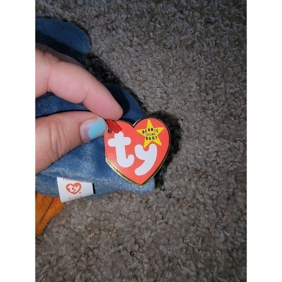 Scoop The Pelican Ty Beanie Baby DOB July 1,1996 Style 4107 As Pictured - Picture 2 of 6